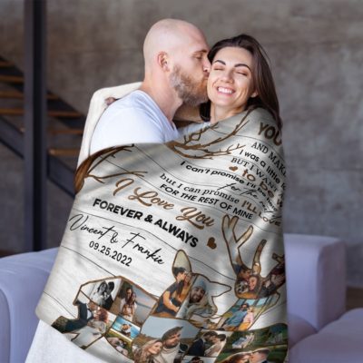 Custom Wedding Anniversary Blanket For Wife The Day I Met You Blanket Gift 01