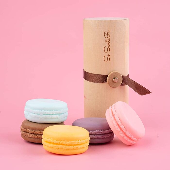 Set of macaron soap - Easter basket ideas for teen girl