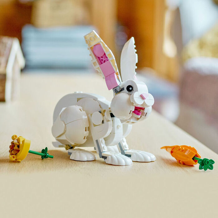 Lego Rabbit Game - fun easter basket ideas for tweens who enjoy playing with lego