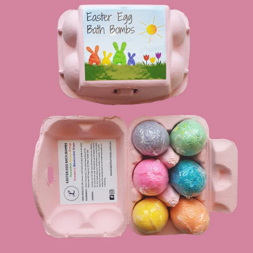 Spring bath bombs - Easter basket ideas for tweens