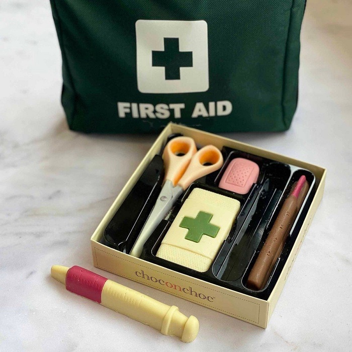 Emergency Kit For Chocolate Is Sweet Retirement Gift For Female Doctor