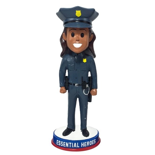 Female Police Officer Bobblehead - Thank You Gifts For Police Officers
