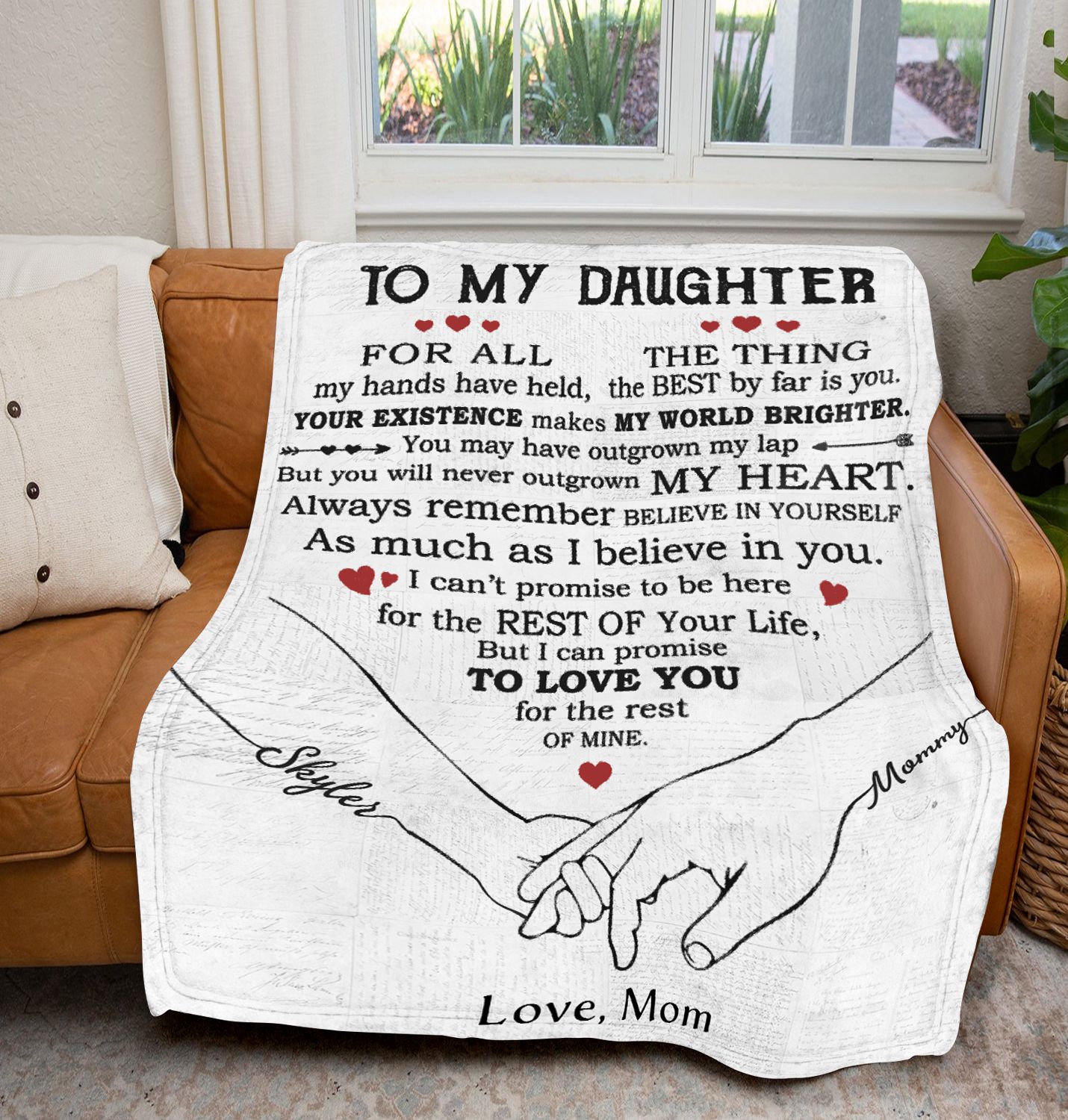 Personalized Best Mom Ever Fleece Blanket