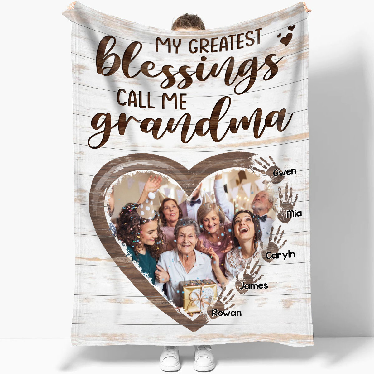 Grandma Christmas Gift Idea Personalized Gifts For Grandma Birthday - Oh  Canvas