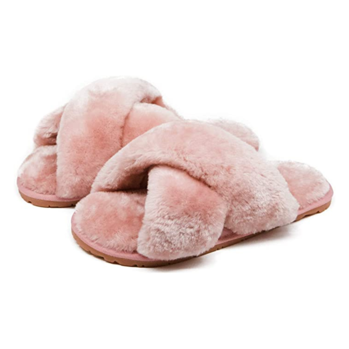 Furry Slippers - easy last minute Mother's day gifts