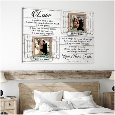 Sentimental Gift For Couple Custom Wedding Gift Canvas Print