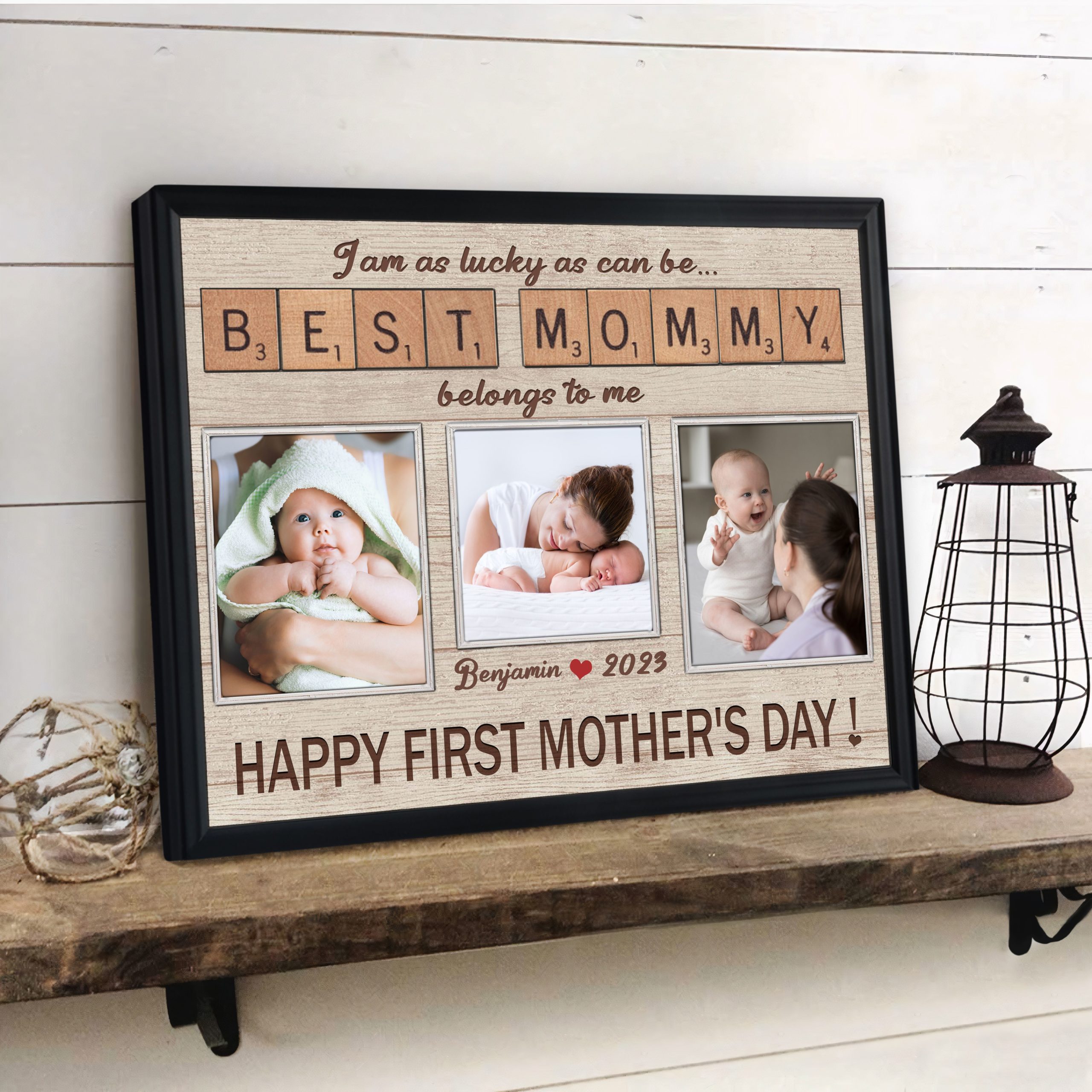 Customized Mother's Day Gift For First Time Mom Canvas Print