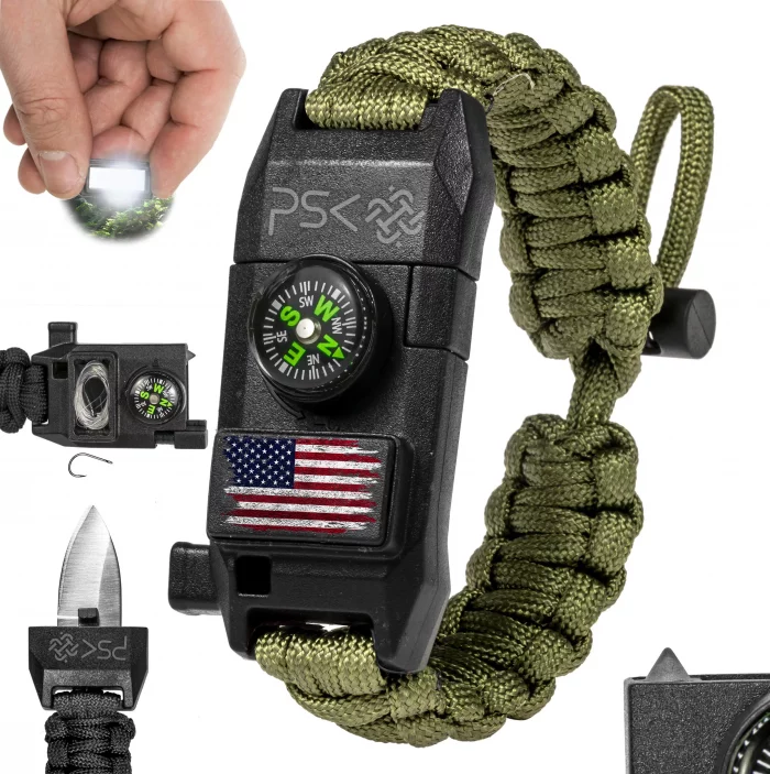 Bracelet Survival Kit - gifts for hunters and fishermen