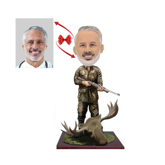 Personalized Bobblehead - Funny Gifts For Hunters
