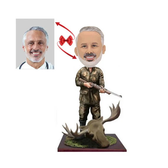 Personalized Bobblehead - Funny gifts for hunters