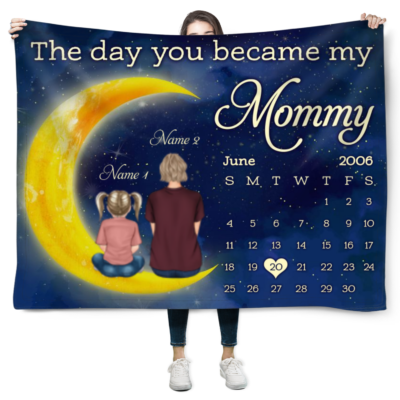 Custom Blanket Gift For Mom Special Mother's Day Gift Idea For Mom