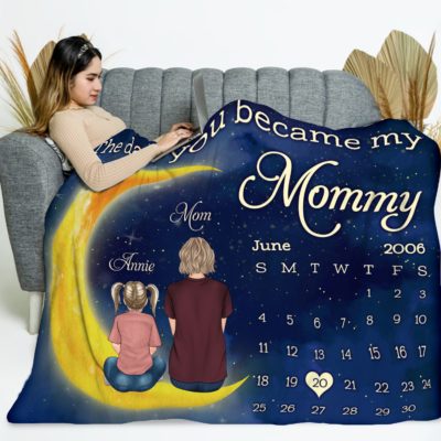 Custom Blanket Gift For Mom Special Mother's Day Gift Idea For Mom 01