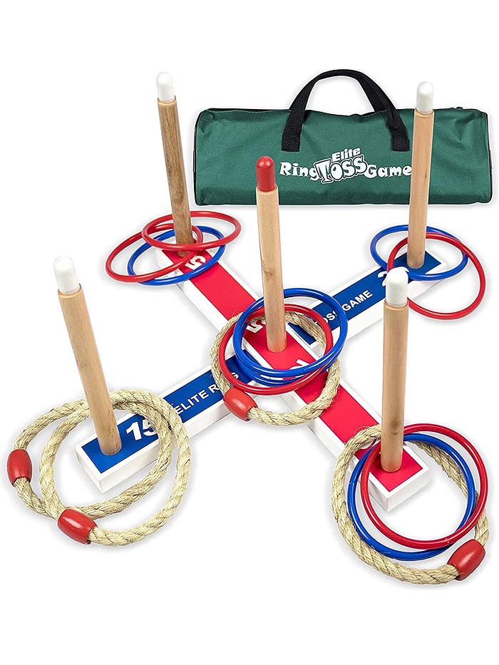 gifts for outdoorsy women: Outdoor lawn games set