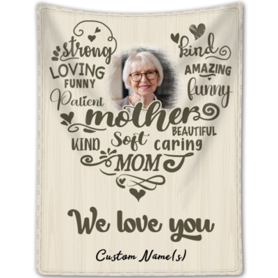 Cozy Fleece Blanket Gift For Mom Mother's Day Gift Idea