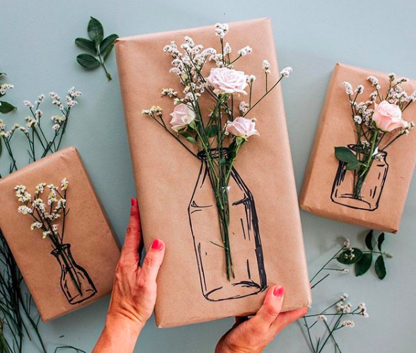 Present Packaging for bridal shower gift etiquette