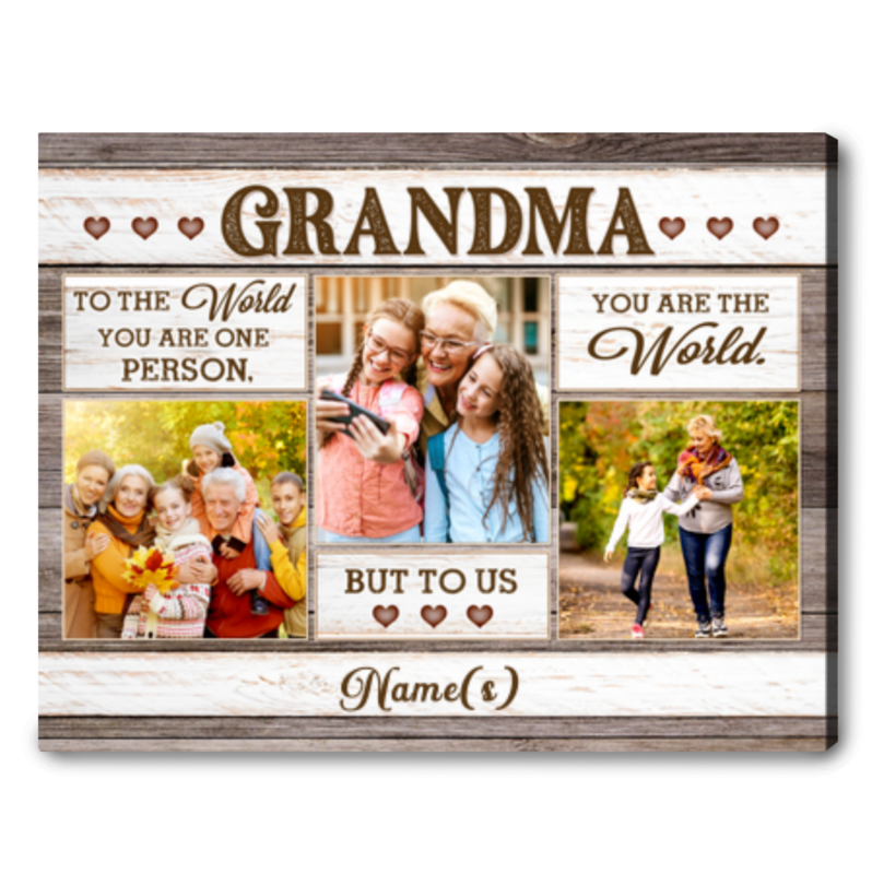 Mothers Day Custom Gift For Grandma Good Gifts For Grandma Oh Canvas