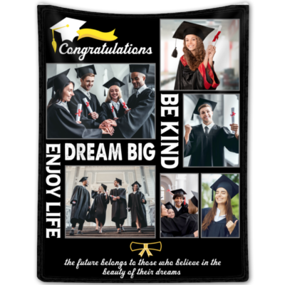 Customized Graduation Gifts For Her Him Graduate Congratulation Blanket