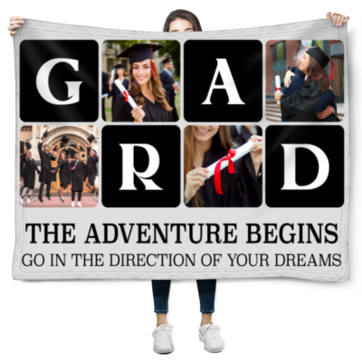Personalized Graduation Blanket From Mom Dad Unique Graduation Gifts For Her
