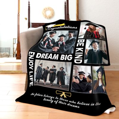 Customized Graduation Gifts For Her Him Graduate Congratulation Blanket