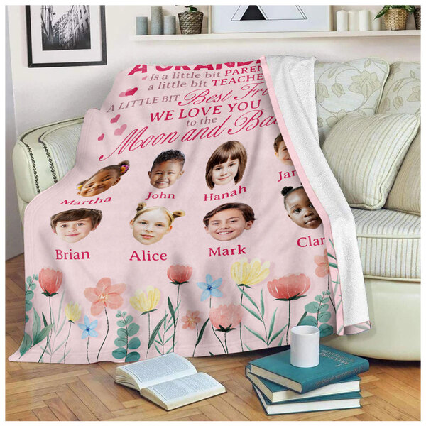 Mother'S Day Gifts For Grandma Who Has Everything - Photo Blanket Special For Mother’s Day 