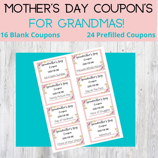 Thoughtful Mother'S Day Gifts For Grandma - Grandma Coupon 
