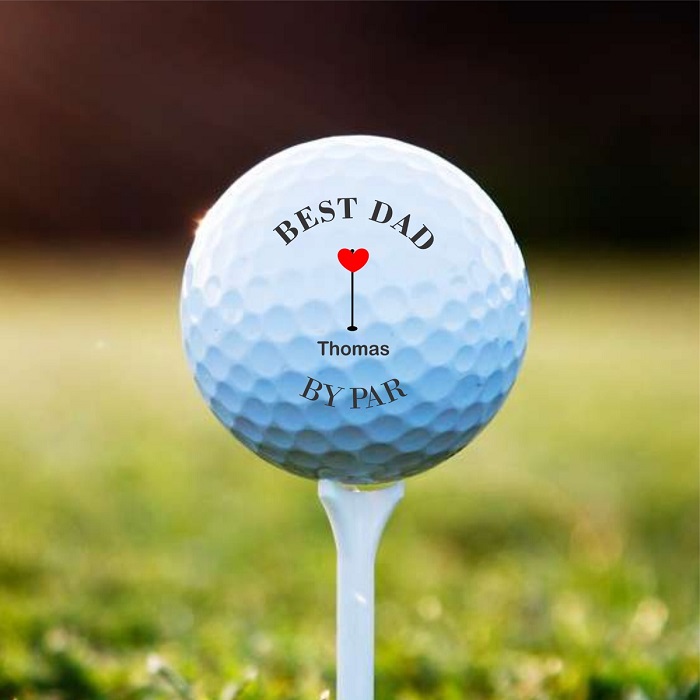 unique gifts for father-in-law: Personalized Golf Balls
