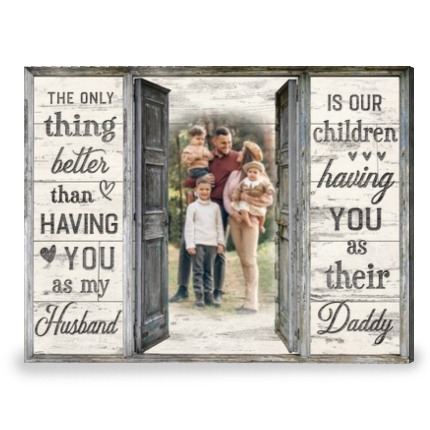 Personalized Father's Day Gift From Wife Gift For Husband Canvas Print