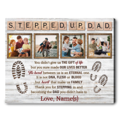 Personalized Happy Father's Day Canvas Best Father's Day Gifts