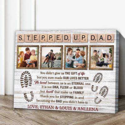 Personalized Happy Father's Day Canvas Best Father's Day Gifts 01