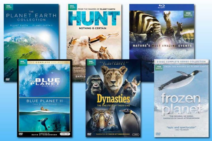 Collection of wildlife Documentaries - gifts for nature lovers