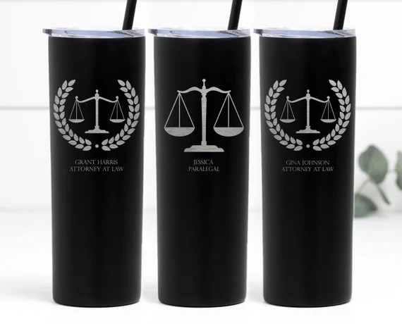 Personalized Lawyer Tumbler - unique gifts for lawyers