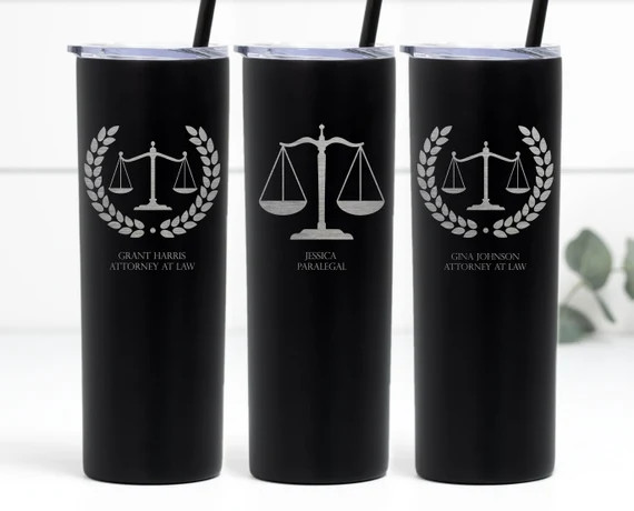 Personalized Lawyer Tumbler - Unique Gifts For Lawyers