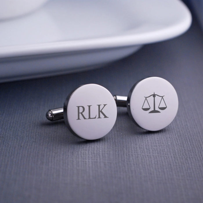 Justice Scales Cufflinks - Lawyer Gifts For Him