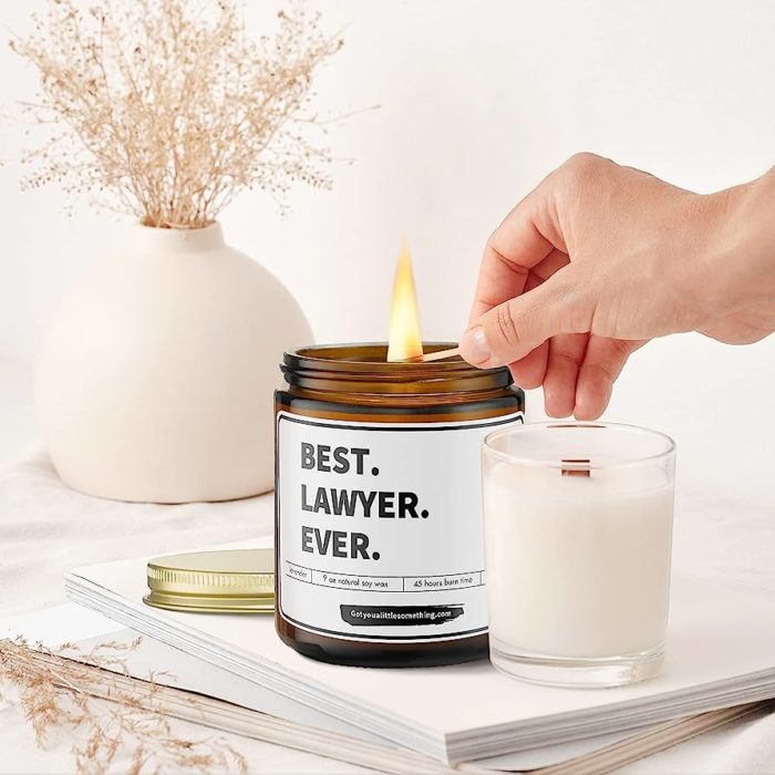 Lawyer Candle - lawyer gifts for her