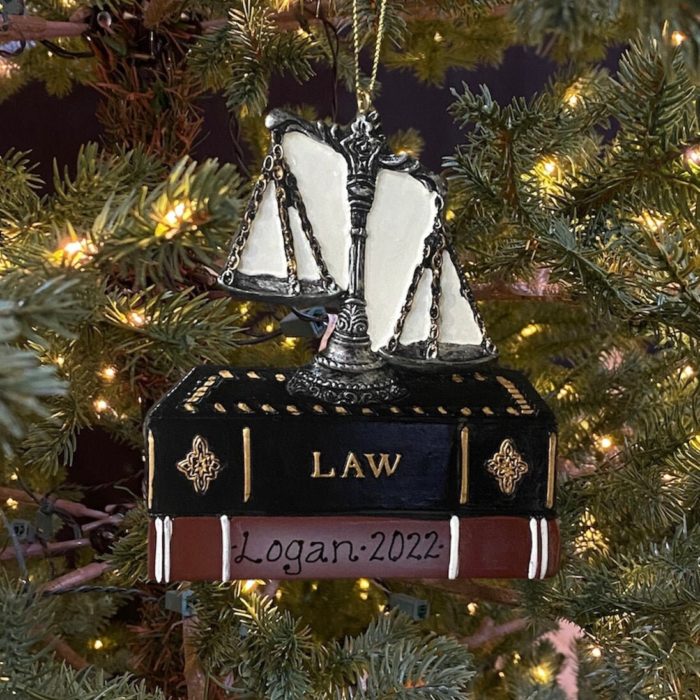 Personalized Ornament Lawyers - a great gift for a lawyer male