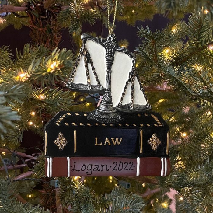 Personalized Ornament Lawyers - A Great Gift For A Lawyer Male