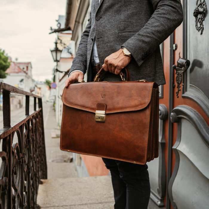 Leather Briefcase - gift ideas for lawyers