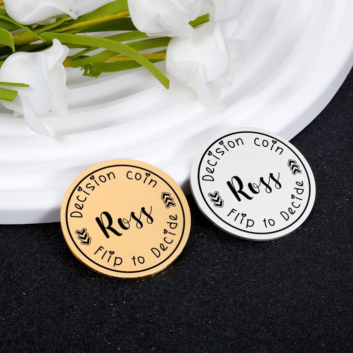 Just Because Gifts For Husband - Personalized Decision Coin