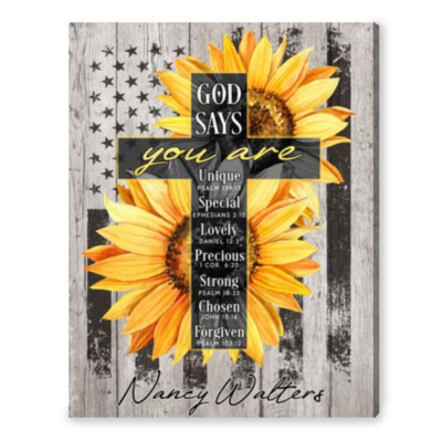 Personalized Inspirational Gift Encouragement Gift For Her Canvas Print
