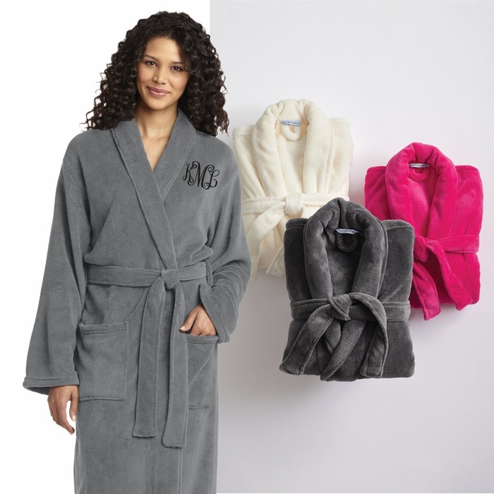 40th birthday ideas for a woman - Personalized Luxury Robe