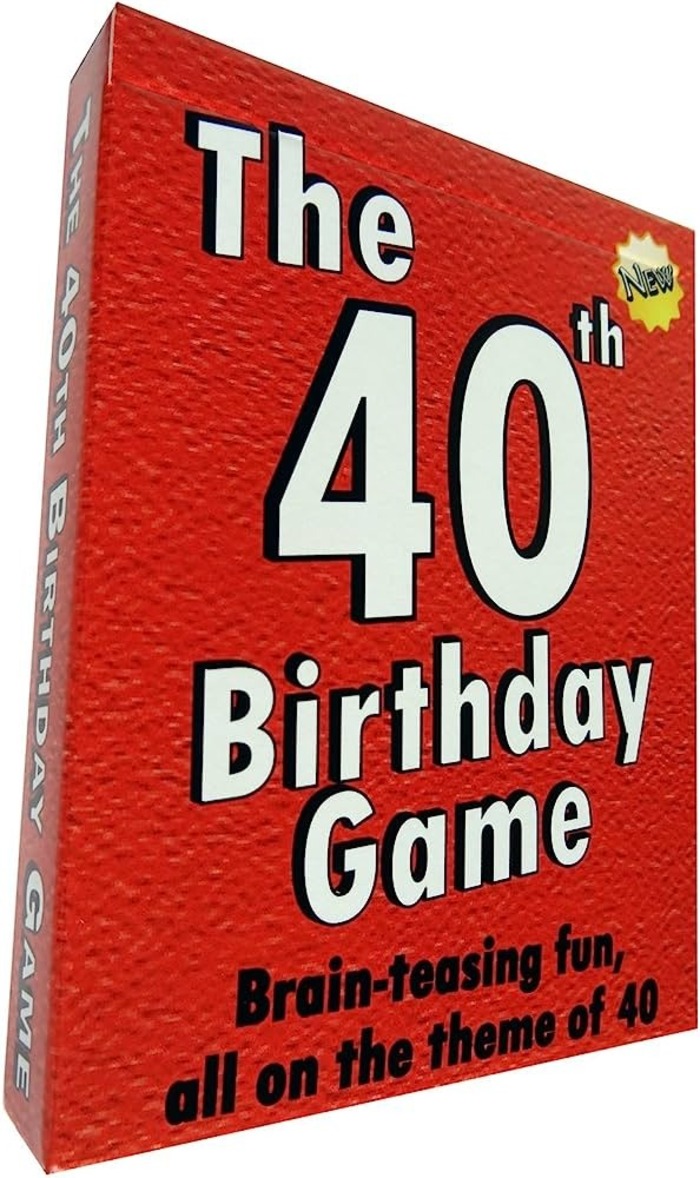 40th birthday gifts for women - The 40th birthday game