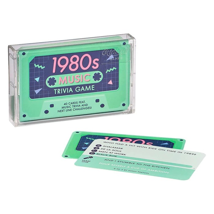 1980s Music Trivia Game - gift for 40 year old woman who has everything