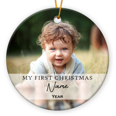 Baby's First Christmas Ornament Christmas Gift For Newborn