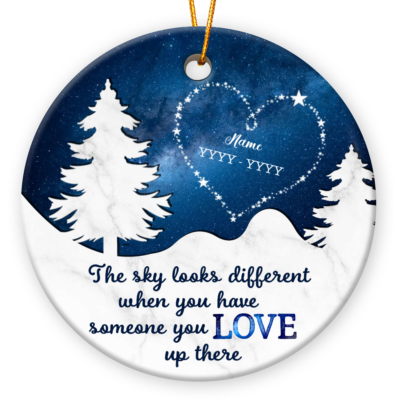 Memorial Ornament For Who Lost Loved One Sympathy Xmas Gift