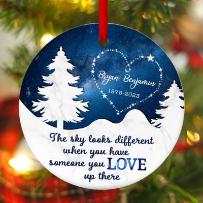 Memorial Ornament For Who Lost Loved One Sympathy Xmas Gift 01