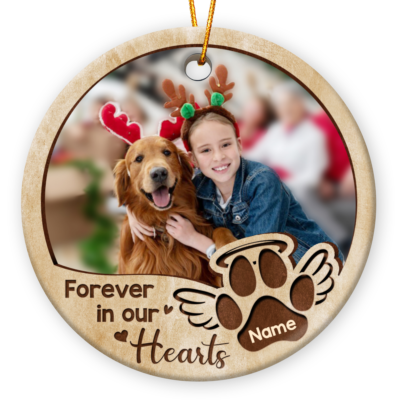 Custom Loss Of Pet Ceramic Ornament Sympathy Dog Gift Ideas