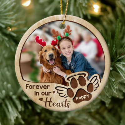 Custom Loss Of Pet Ceramic Ornament Sympathy Dog Gift Ideas 01