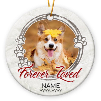 Sentimental Dog Loss Sympathy Gift Photo Memorial Pet Ornament