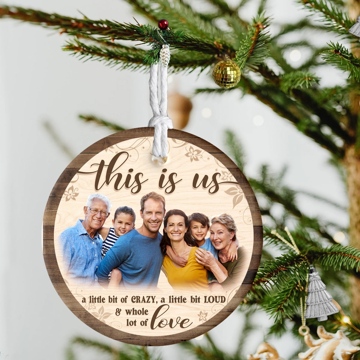 Personalized Family Christmas Ornament Custom Family Keepsake