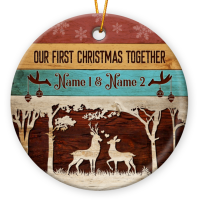 Engagement Christmas Ornament Christmas Gift For Engaged Couple